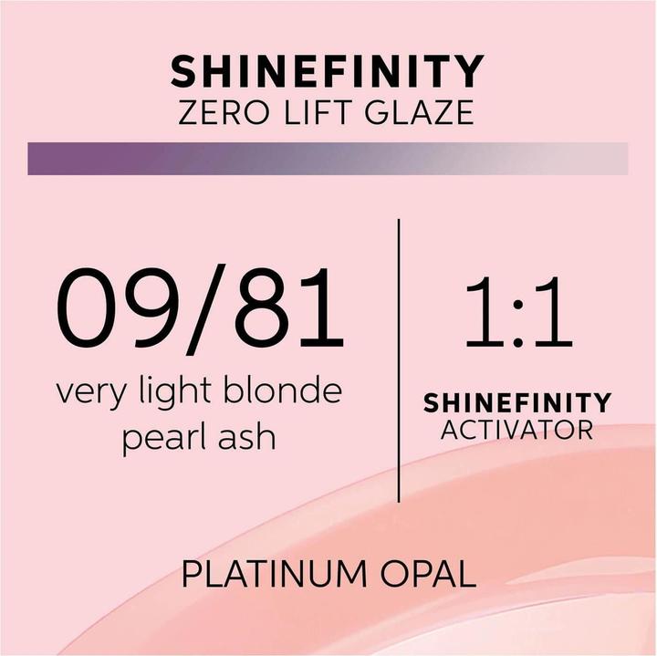 Produktbild Wella Shinefinity (09/81 - Platinum Opal)