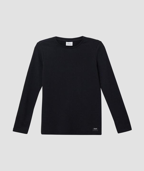 Produktbild s.Oliver T-Shirt Longsleeve aus Strukturjersey (146, 152)