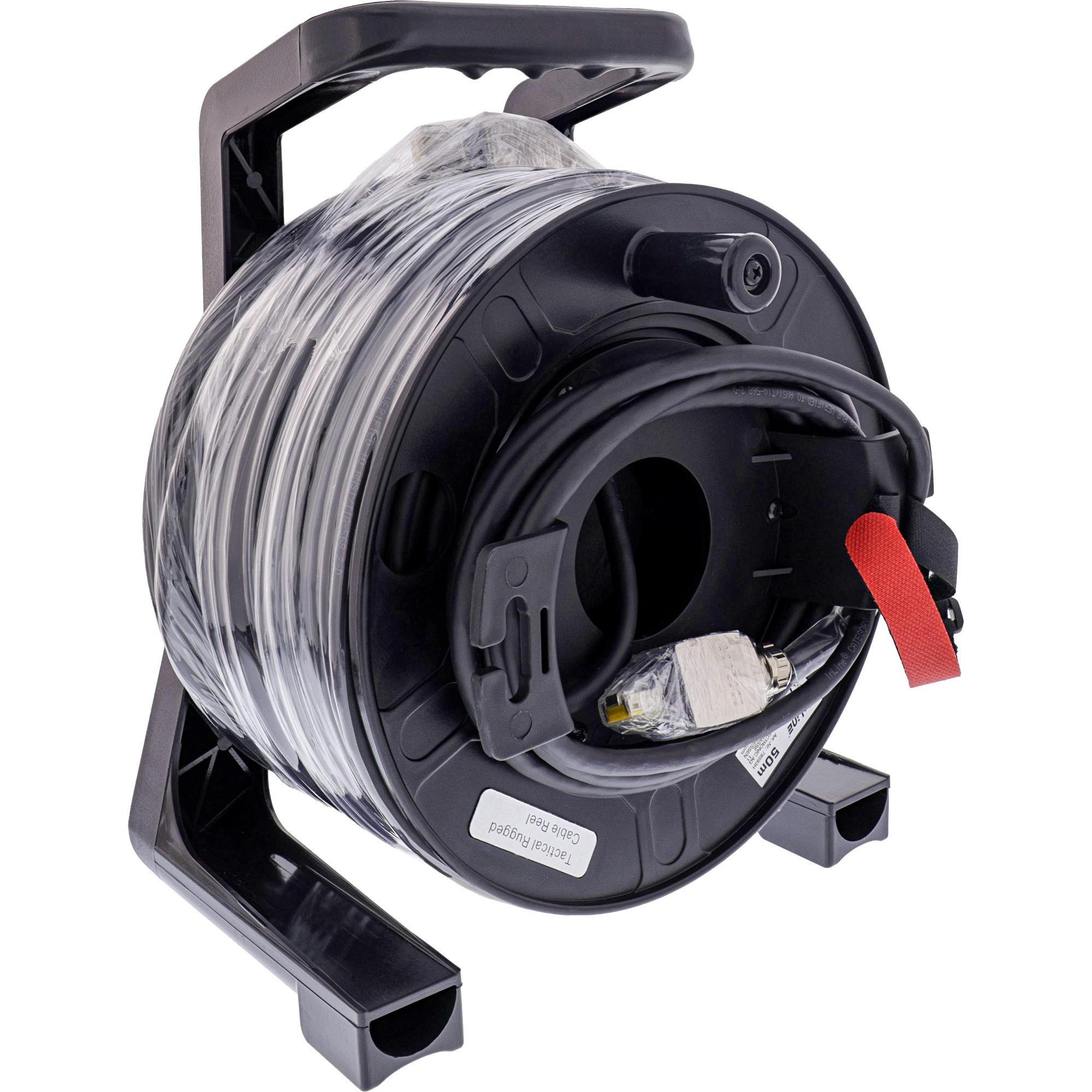 Thumbnail - InLine, Kabelrolle, Netzwerk-Kabeltrommel IP67 Outdoor PUR Harting (50 m)
