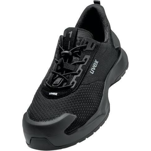 Uvex Sports, Sicherheitsschuhe, uvex 1 x-craft Halbschuhe S1 PL 68004 schwarz Weite 14 Grösse 45 (S1P, 45)