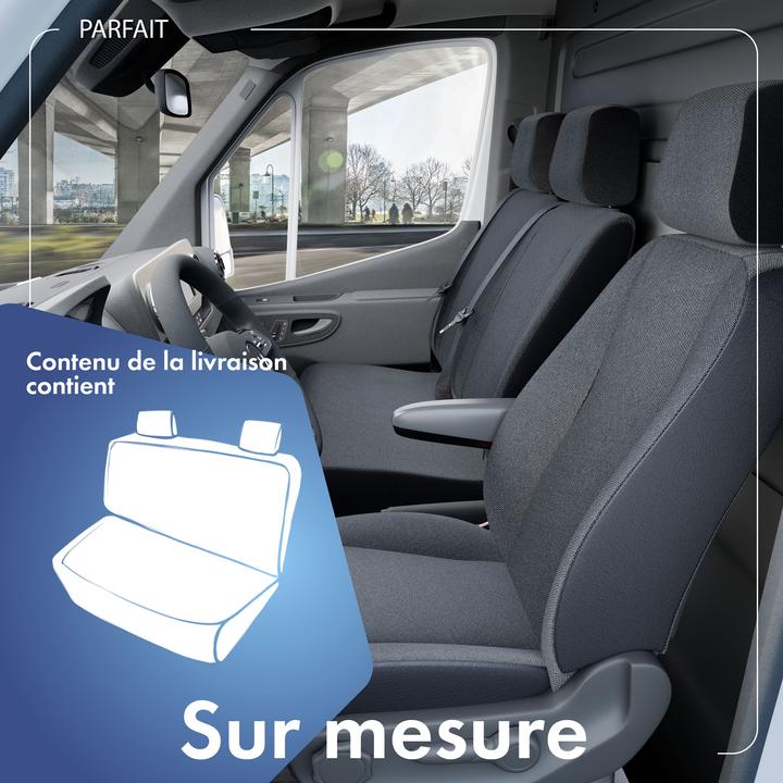 Produktbild Walser Sitzbezüge für VW T6 Doppelbank hinten aus Polyester BJ 07/2015 heute