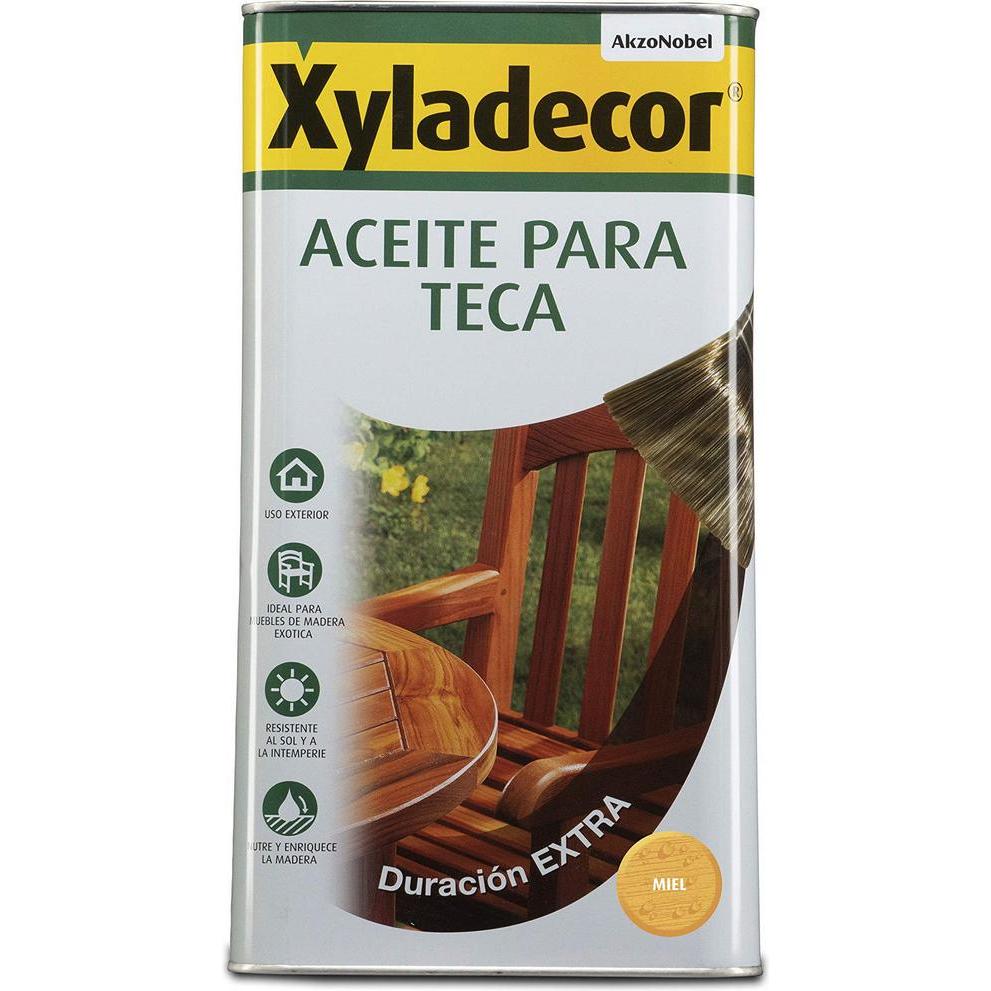 Bruguer, Künstlerfarbe + Bastelfarbe, Protektives Öl Xyladecor 5 L (Gelb, 5000 ml)