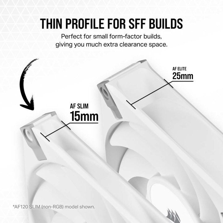 Produktbild Corsair iCUE AF120 RGB Slim (120 mm, 1 x)