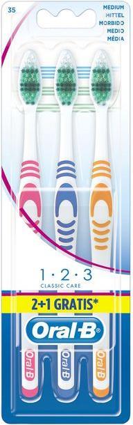 Oral-B 1,2,3 Classic Care (Medium, 3 x)