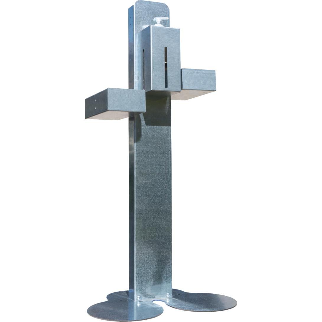 Itb, Dispenser Disinfettante, OM07128 Supporto Per Disinfettante Per Mani