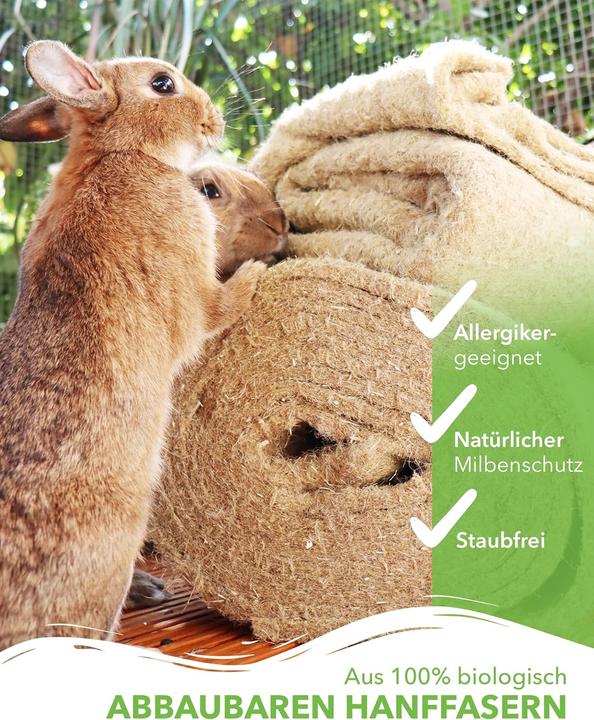 Produktbild Nagerteppich.de Hanf-Nagerteppich (Einstreu)