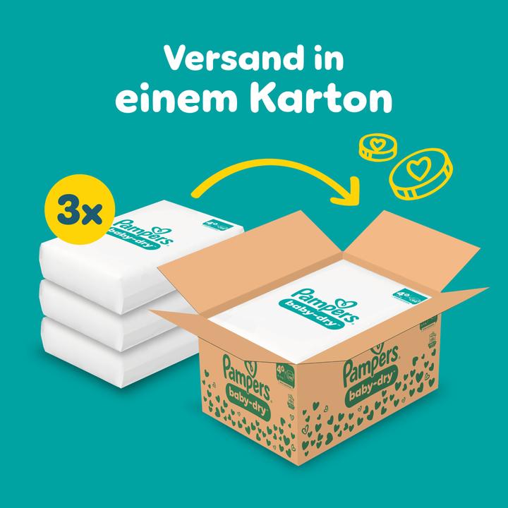 Productafbeelding Pampers Baby-Dry (Maat 4+., Maandelijks pakket, 198 Stuk)
