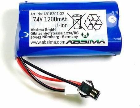 Absima Li-on Battery Pack (7.4 1200mAh) (7.40 V, 1200 mAh)