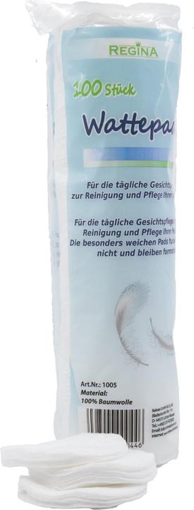 Actual product image Axisis COTTON PADS ROUND 100% BW REG