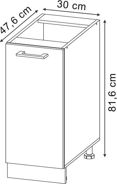 Actual product image Vicco R-Line (30 x 46 x 81.5 cm)