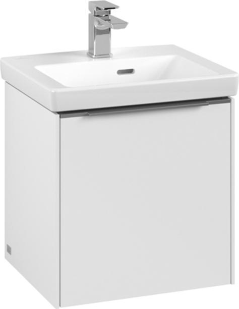 Griff: Aluminium glänzend, Front/Korpus: Pure White