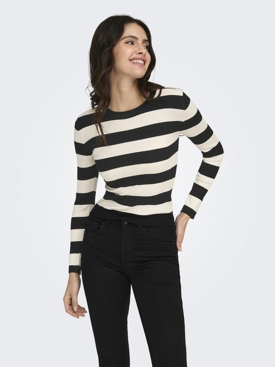 Produktbild JdY Gestreifter Strickpullover (L)