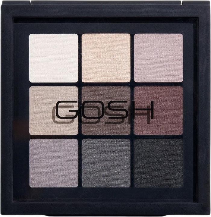 Immagine prodotto Gosh Palette di ombretti vegani Eyedentity con 9 colori opachi e metallici perfettamente abbinati Senza (Sii fiducioso)