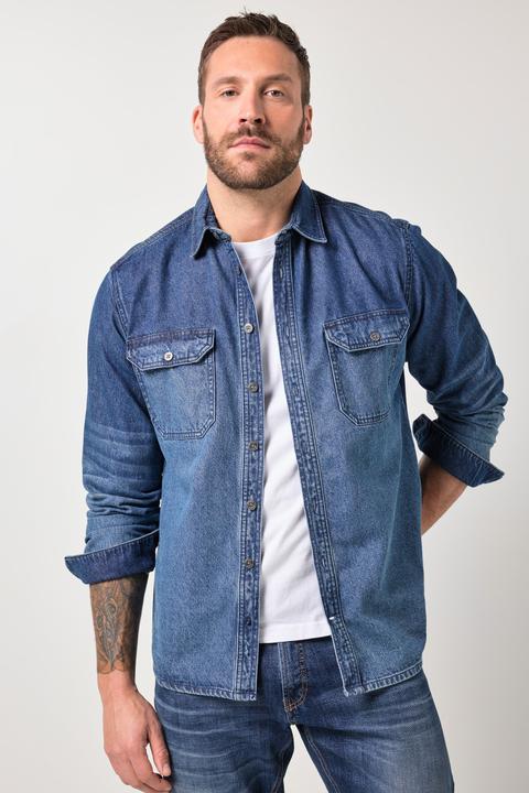 Immagine prodotto JP1880 Jeanshemd, Langarm, Kentkragen, Modern Fit (L)