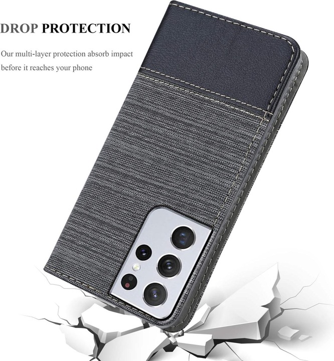 Actual product image Cadorabo Jeans Book Cover (Samsung Galaxy S22 Ultra)
