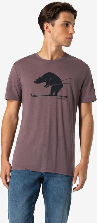 Actual product image Super Natural Skiing Bear Tee (M)