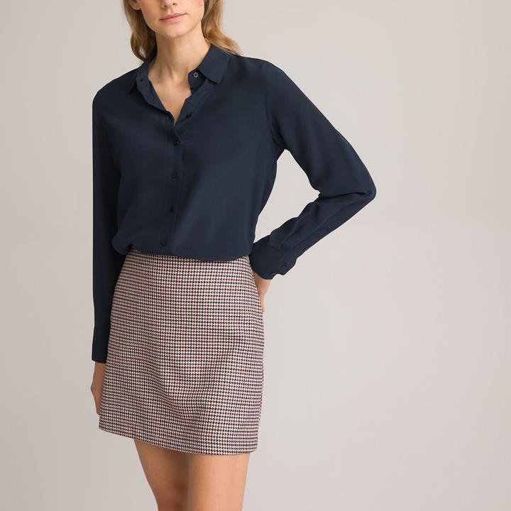 Produktbild La Redoute Collections Seidenbluse mit langen Ärmeln (42)