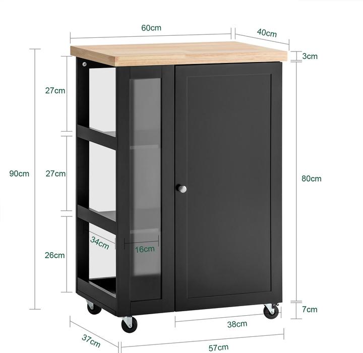 Produktbild SoBuy Küchenwagen