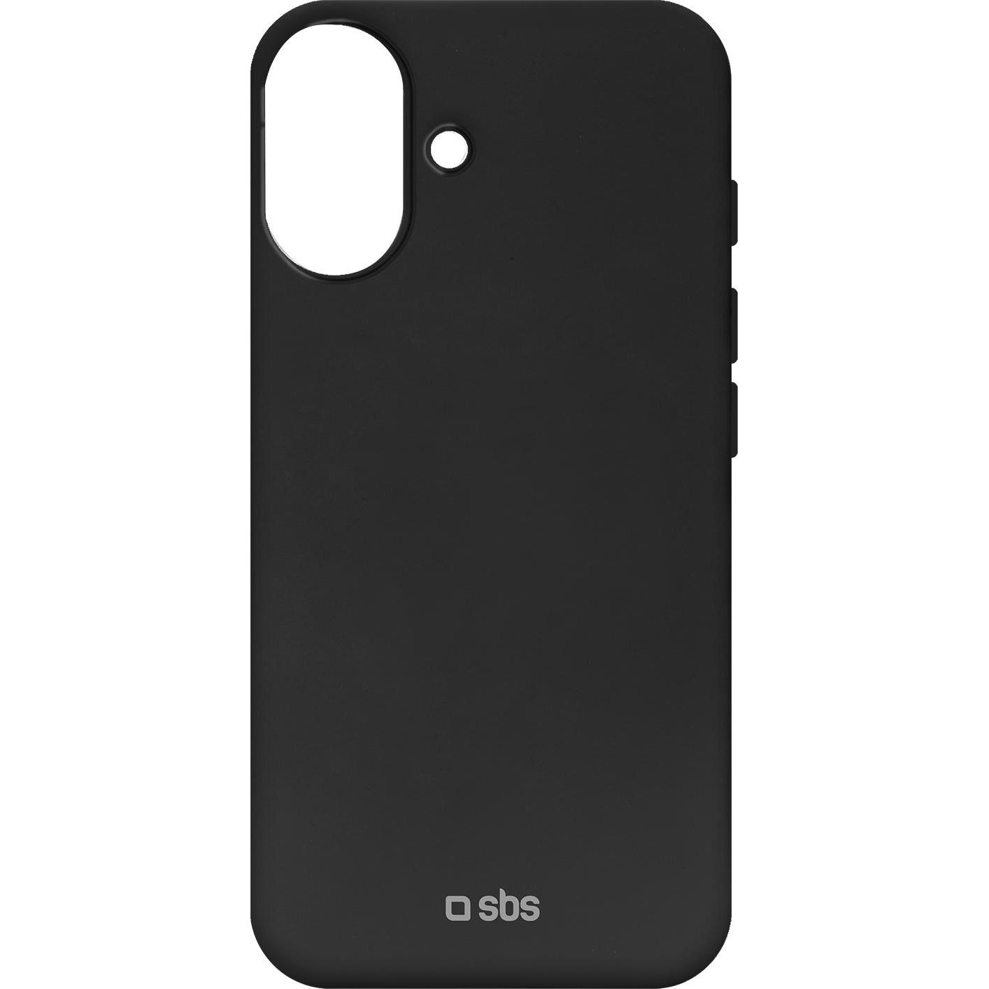 SBS Schutzhülle (Apple iPhone 16), Smartphone Hülle, Schwarz