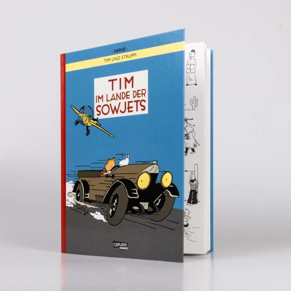 Thumbnail - Tim und Struppi 1: Tim im Lande der Sowjets - farbige Ausgabe, Belletristik von Hergé