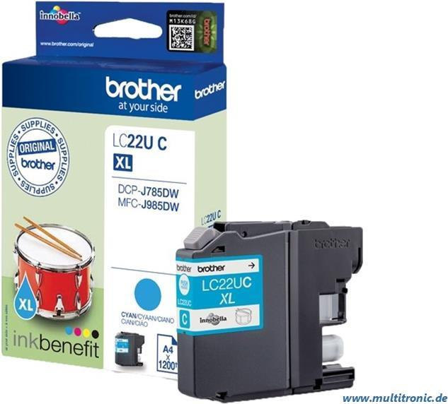 Produktbild Brother LC-22UC Tintenkartusche (C, M, Y, BK)