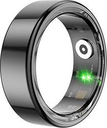 Image du produit Powerton SMART Ring Grösse 9 schwarz / Smart Ring / BT 5.0 / IP68 (9, Noir)