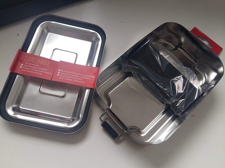 Immagine prodotto Kelomat Scatola per il pranzo 18x12cm in acciaio inox