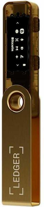Actual product image Ledger Nano S Plus - Gold (Ethereum Classic, Bitcoin, Dash, Dogecoin, Litecoin, Others)