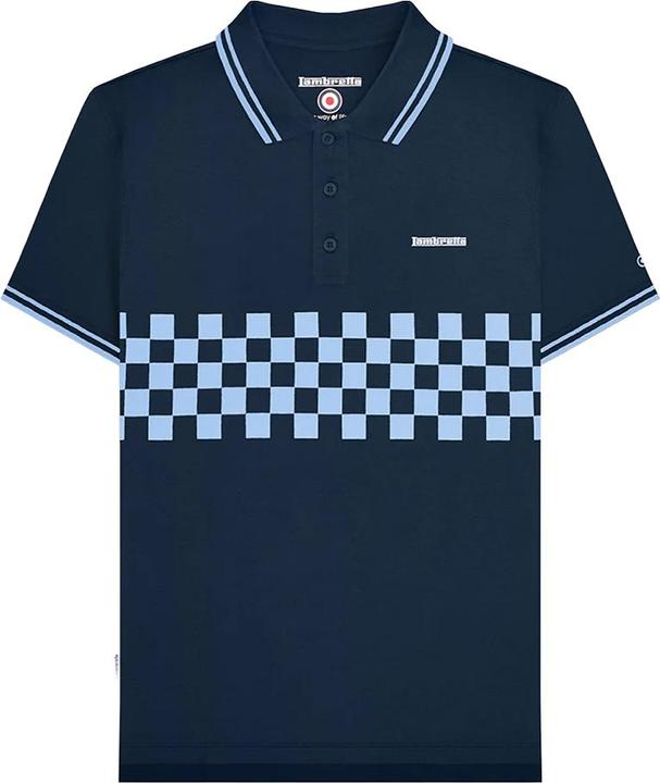 Immagine prodotto Lambretta SS25 Maglietta Polo Due Toni Bordata Uomo (XL)