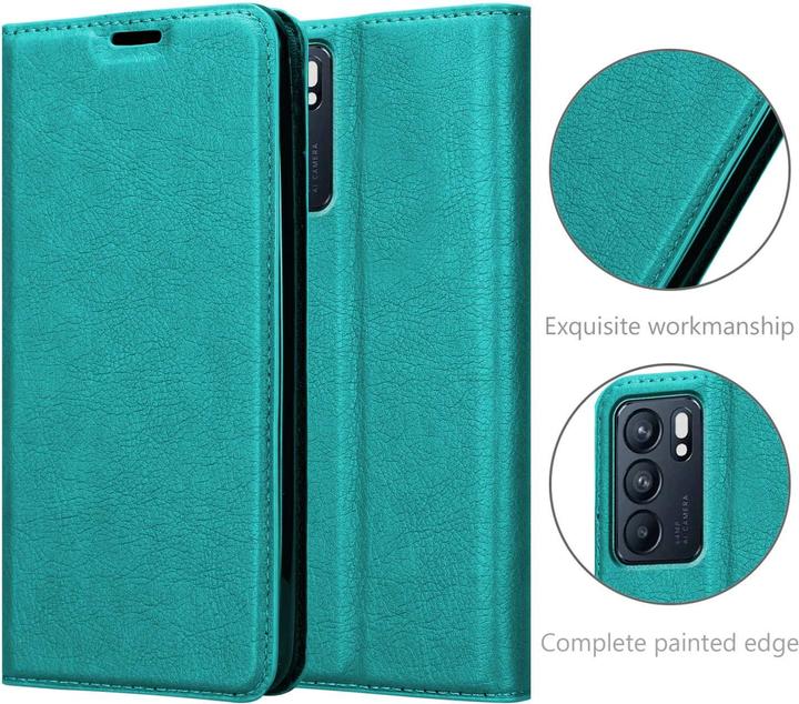 Actual product image Cadorabo Book Invis. Magnet sleeve (Oppo Reno 6 5G)