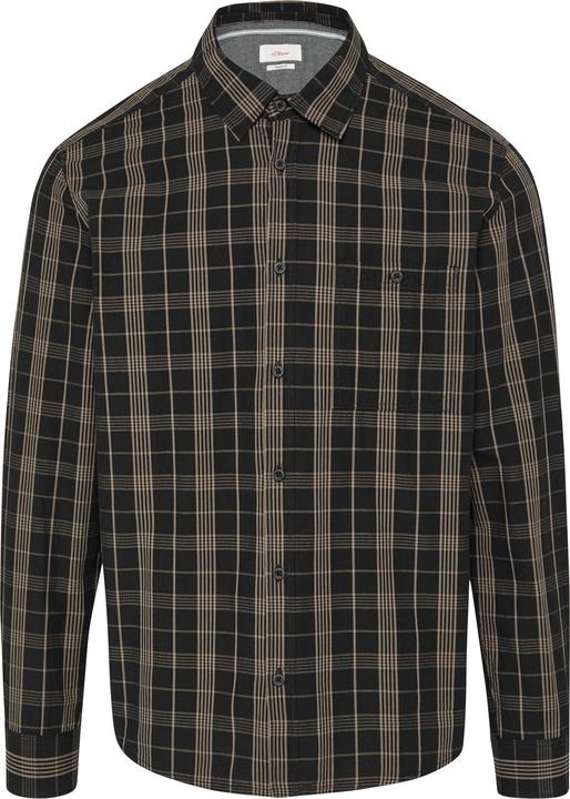 Immagine prodotto S.Oliver Hemd Regular Fit: Kariertes Hemd mit Label-Patch (XXL)