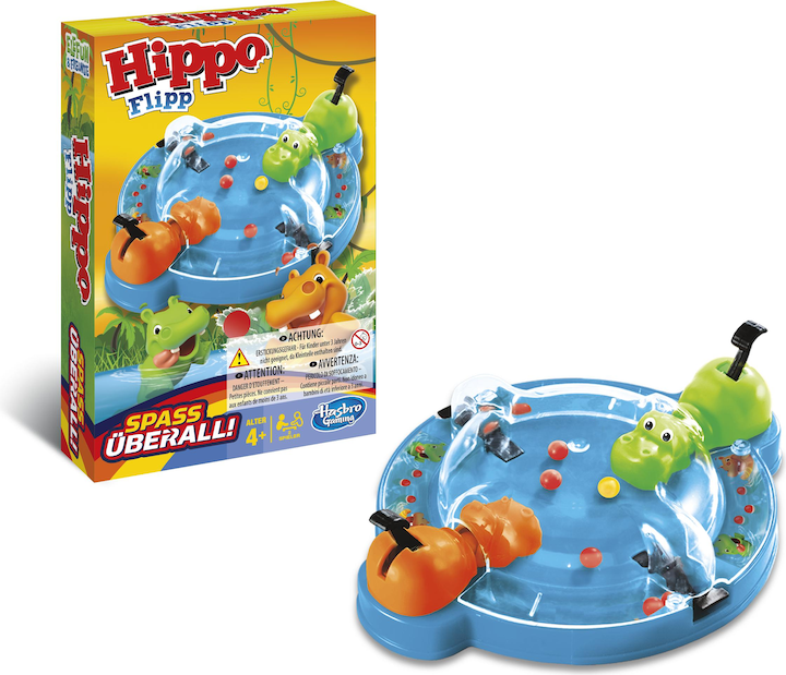 Actual product image Hasbro Gaming Hippo flip (German)