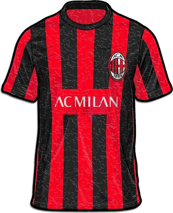 Actual product image Iconic AC Milan - Jersey - Wooden Puzzle Size L (500 pieces) (500 pieces)