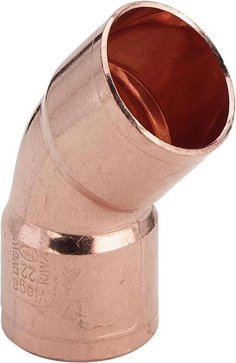 Viega Buigen 45° m/m 18 mm koper