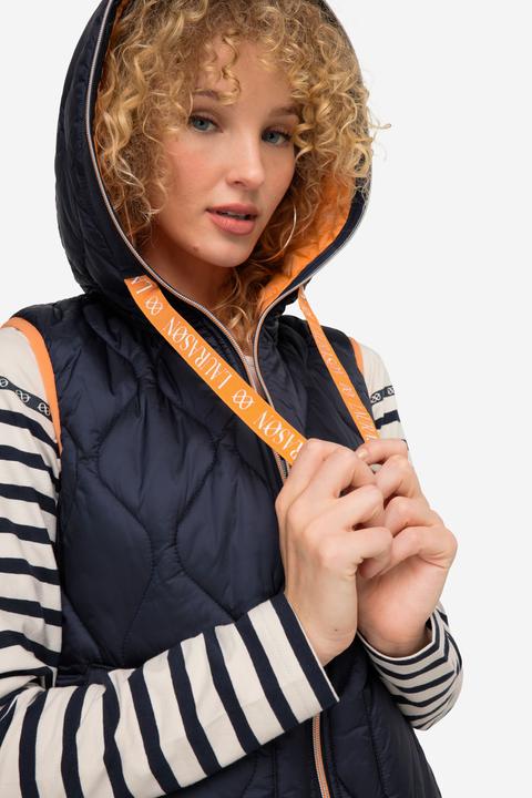 Produktbild Laurasøn Wende-Steppweste, Kapuze, Zipper (S)