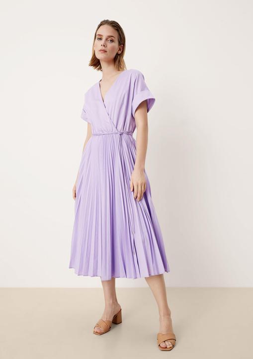 Image du produit s.Oliver Kleid Wickelkleid mit Plisseerock (40)