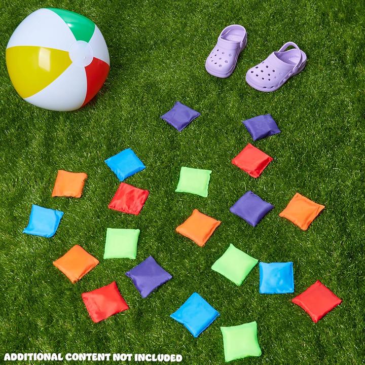 Actual product image KreativeKraft Set of 20 colourful cornhole bags