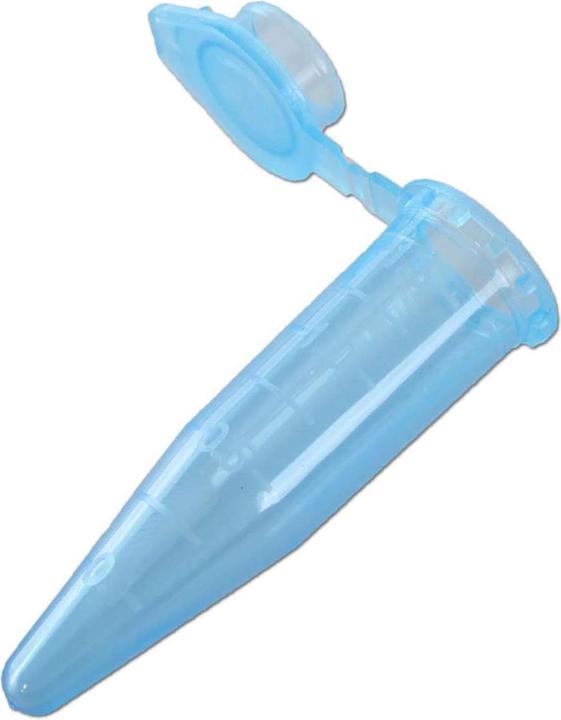 Fourtwenty Réactif 1.5ml avec couvercle attaché 500pcs Bleu