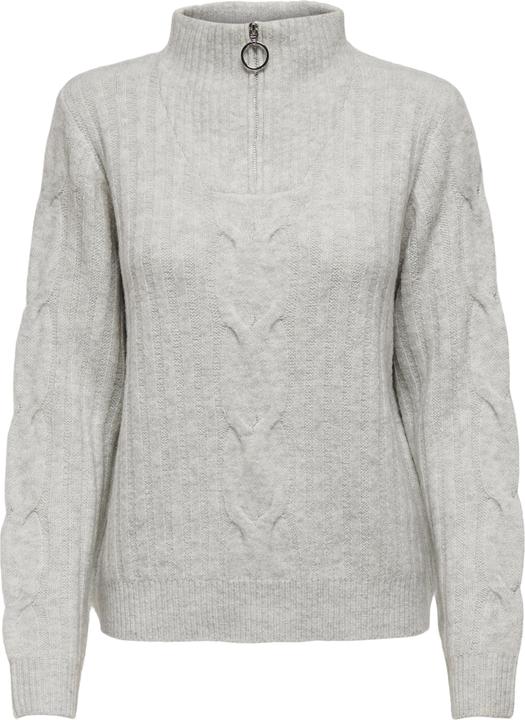 Produktbild JdY Reissverschluss-Zopfstrick- Strickpullover (L)