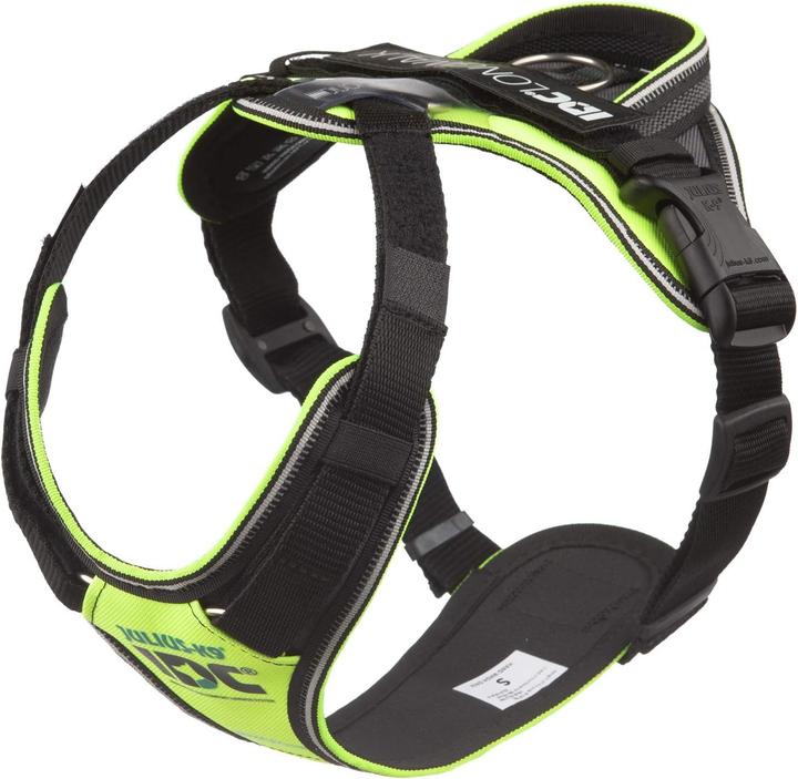 Produktbild Julius-K9 Idc Hondentuig Longwalk Neon Geel / Grijs (S, Hund, Spazieren)