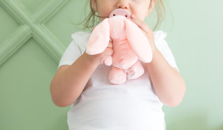 Produktbild Minikoioi SLEEP BUDDY Schlaf Kuscheltier mit Schnuller Braunbär Moi (24 cm)