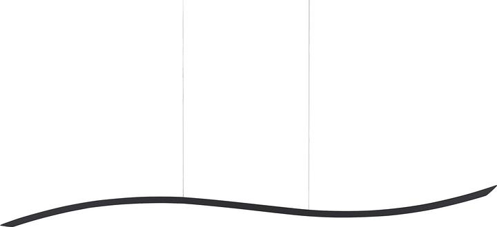 Produktbild Beliani Hängeleuchte LED schwarz Wellenform CALAO (1250 lm)