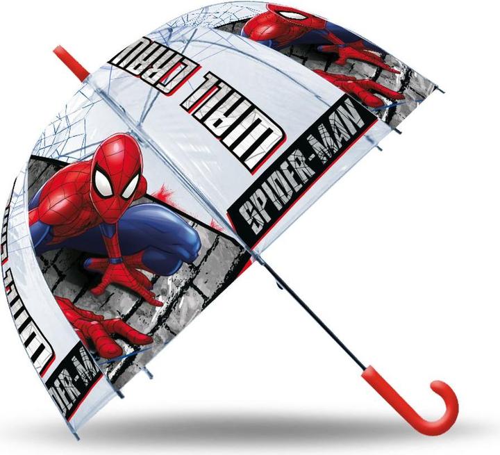 Actual product image Kids Euroswan Umbrella MARVEL Spider-Man transparent Ø46cm
