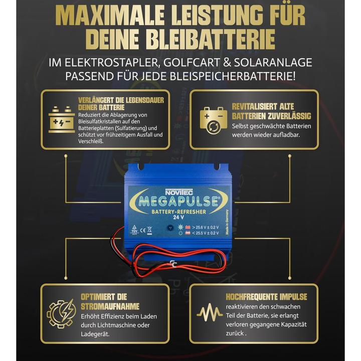 Image du produit Novitec Pulseur de batterie Megapulse 24V (24V, 1.60 A)