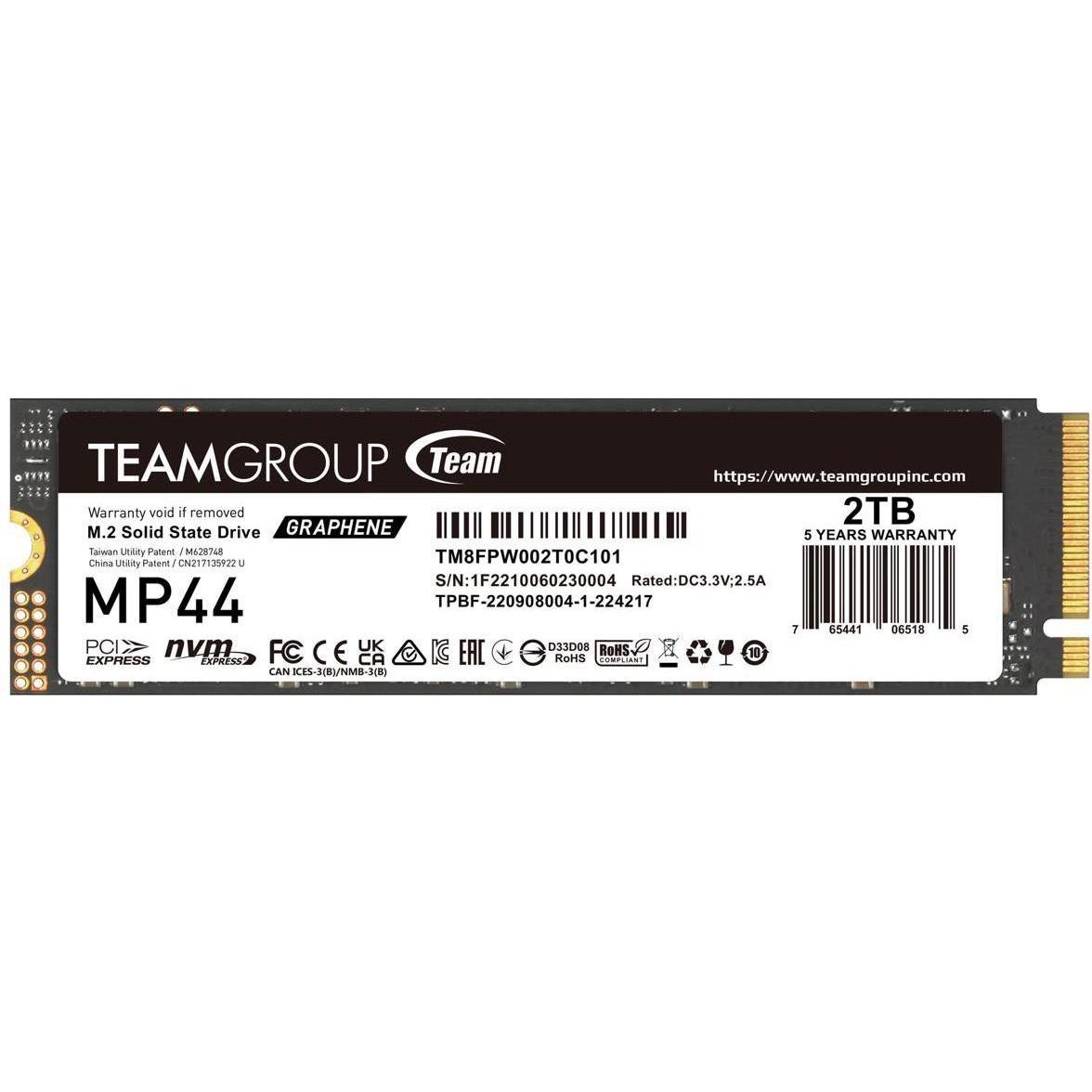 Team Group MP44 (2000 GB, M.2 2280), SSD