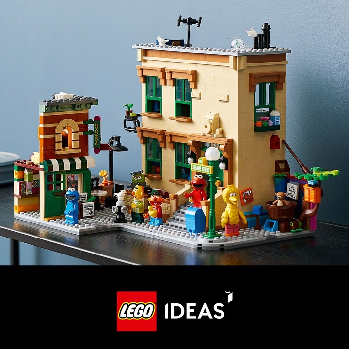 Actual product image LEGO 123 Sesame Street (21324, LEGO Ideas, LEGO Rare Sets)