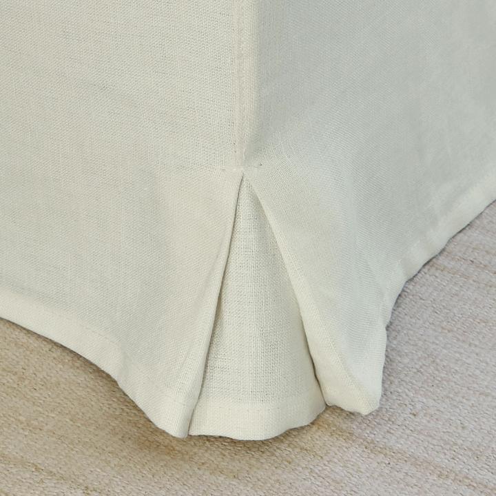 Actual product image Loberon Hocker Ulysette leinen