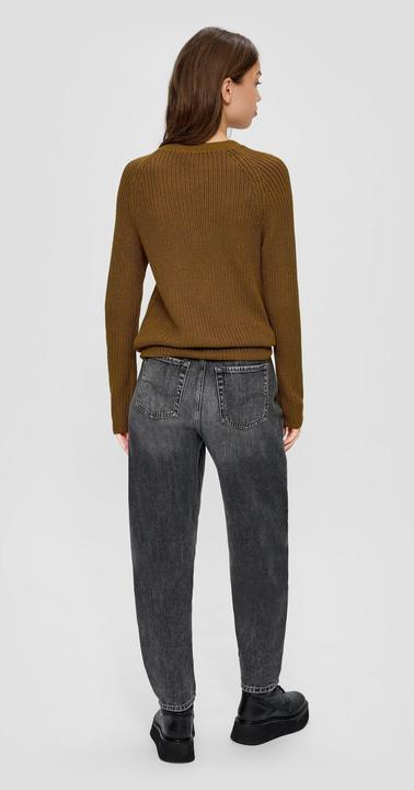 Produktbild s.Oliver Strickpullover Strickpullover aus Baumwollmix (XXL)