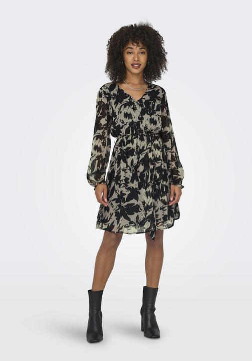 Image du produit JdY Coupe normale Col en V Poignets élastiques Robe courte (S)