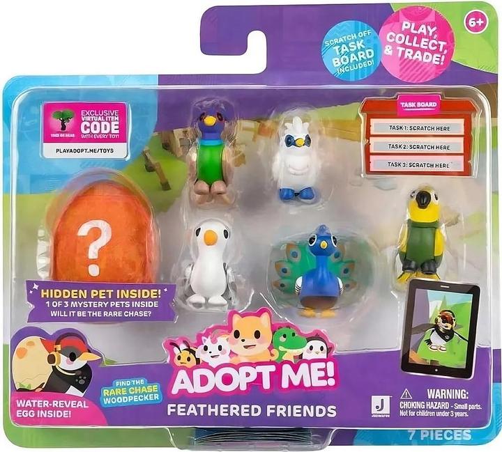 Adopt Me 6 Figure Pack - Feathered Friends
